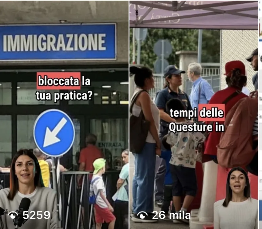 Reel di uno studio legale su pratiche di immigrazione — 5.259 e 26 mila visualizzazioni